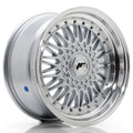 JR Wheels JR9 17x8,5 ET20-35 BLANK Silver w/ Machined Lip+Silver Rivets