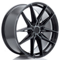 JR Wheels JR44 21x9 ET20-40 5H BLANK Black Machined w/ Tinted Face