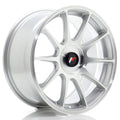 JR Wheels JR11 17x8 ET20-35 BLANK Silver Machined Face