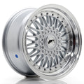 JR Wheels JR9 17x8,5 ET20 4x100/108 Silver w/ Machined Lip+Silver Rivets
