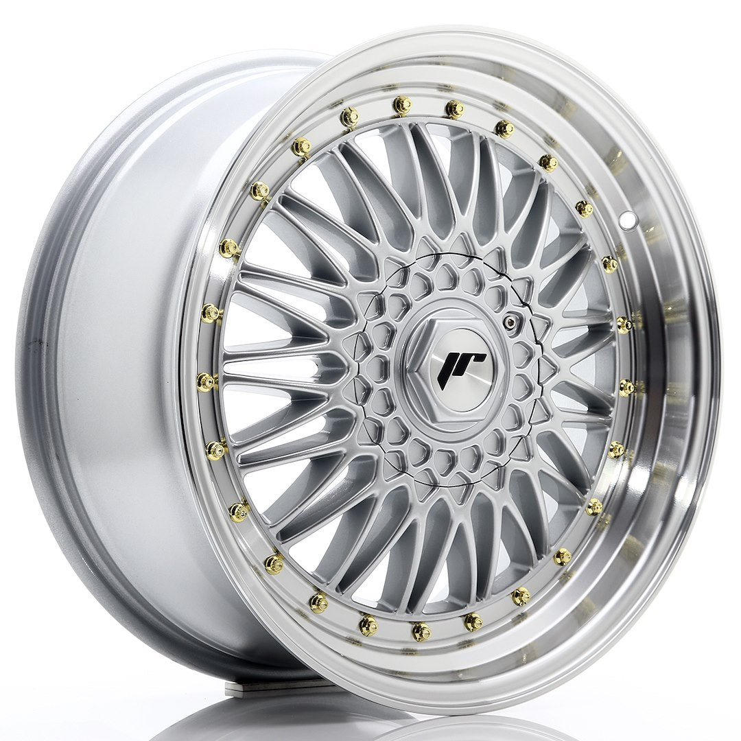 JR Wheels JR9 18x8 ET35 5x108/112 Silver w/ Machined Lip